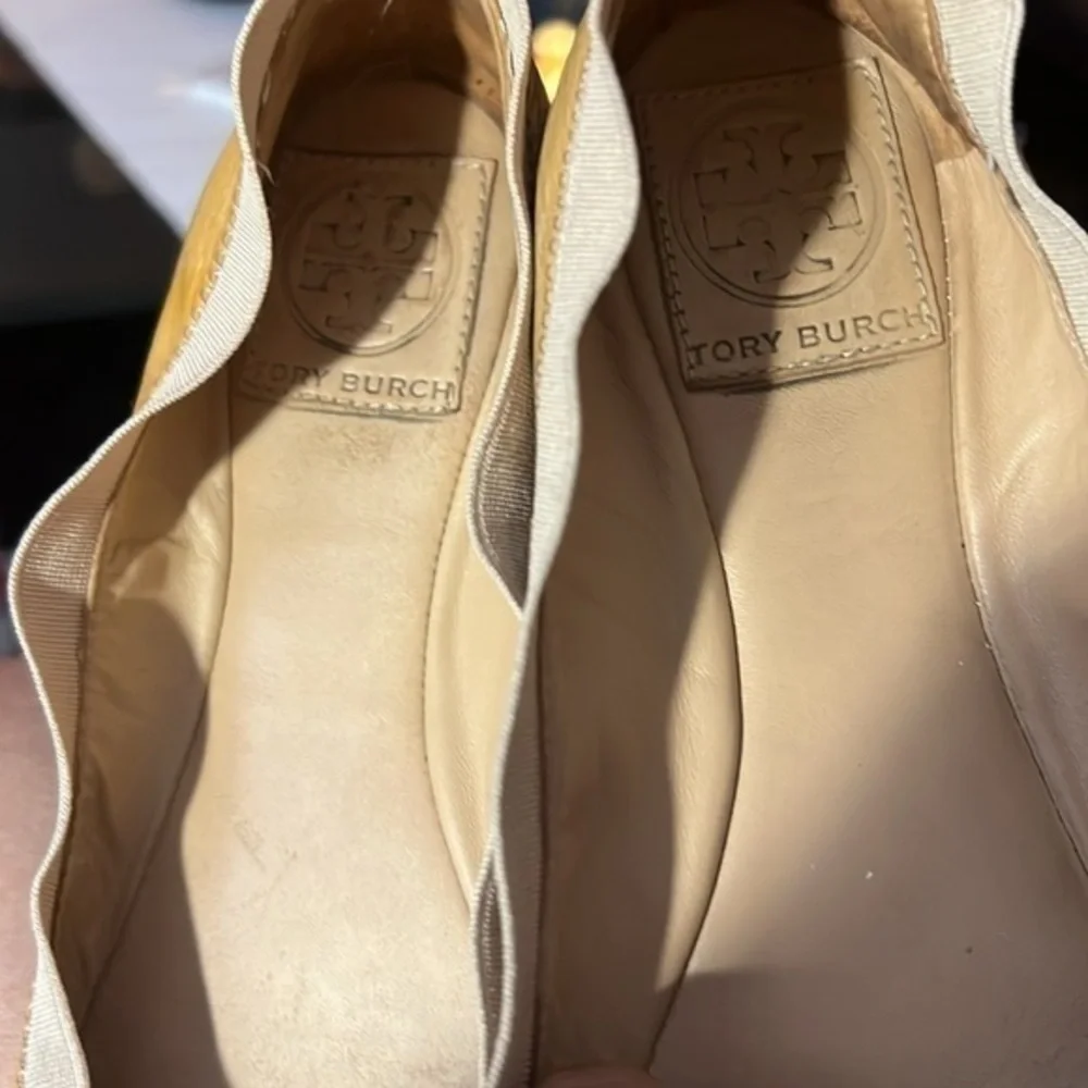 😀🥰TORY BURCH YELLOW SHOES , size8M
